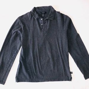 Men's Structure Long-Sleeve Polo